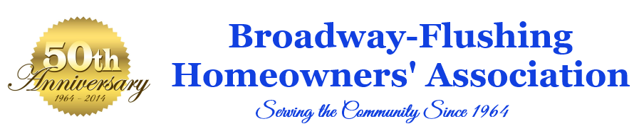 Broadway-Flushing Homeowners’ Association header image