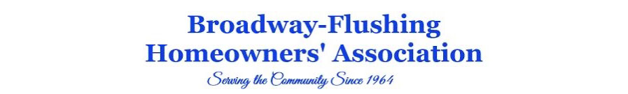 Broadway-Flushing Homeowners’ Association header image