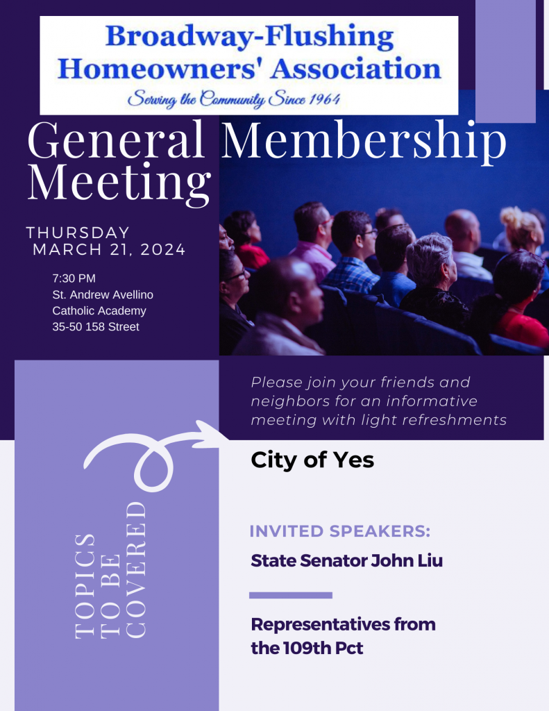 Blue Grey Violet Town Hall Meeting Flyer