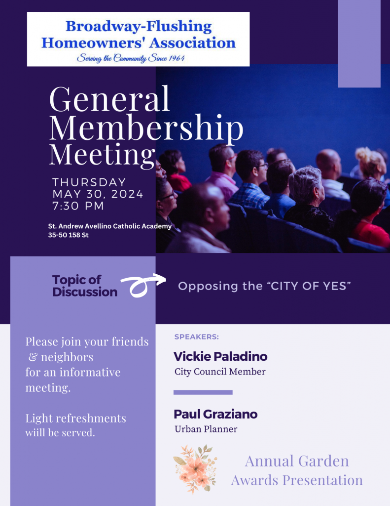 Blue Grey Violet Town Hall Meeting Flyer